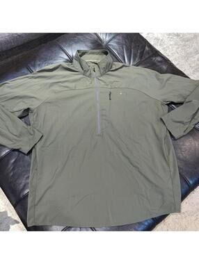 First Lite Ridgeline Qz Jacket Mens XL Dry Earth Long Sleeve Quarter Zip